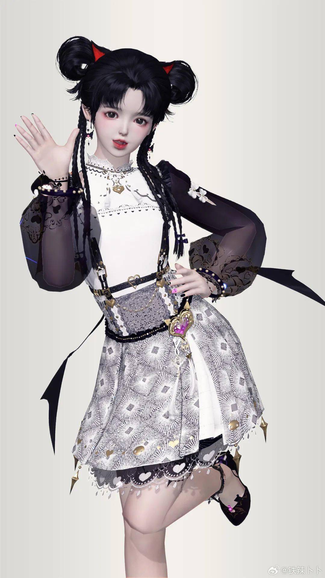 shyclaus酷飒的黑与神秘的紫将经典的酷洛米大人完