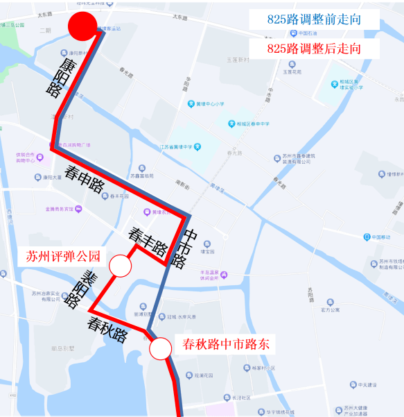 公交825路走向由