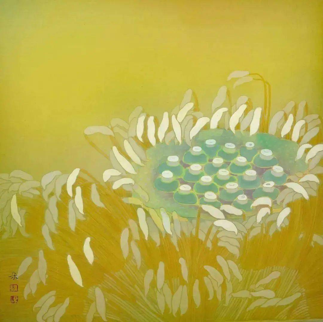 尚辉李金朵的作品追求一种清淡朦胧的画面,将