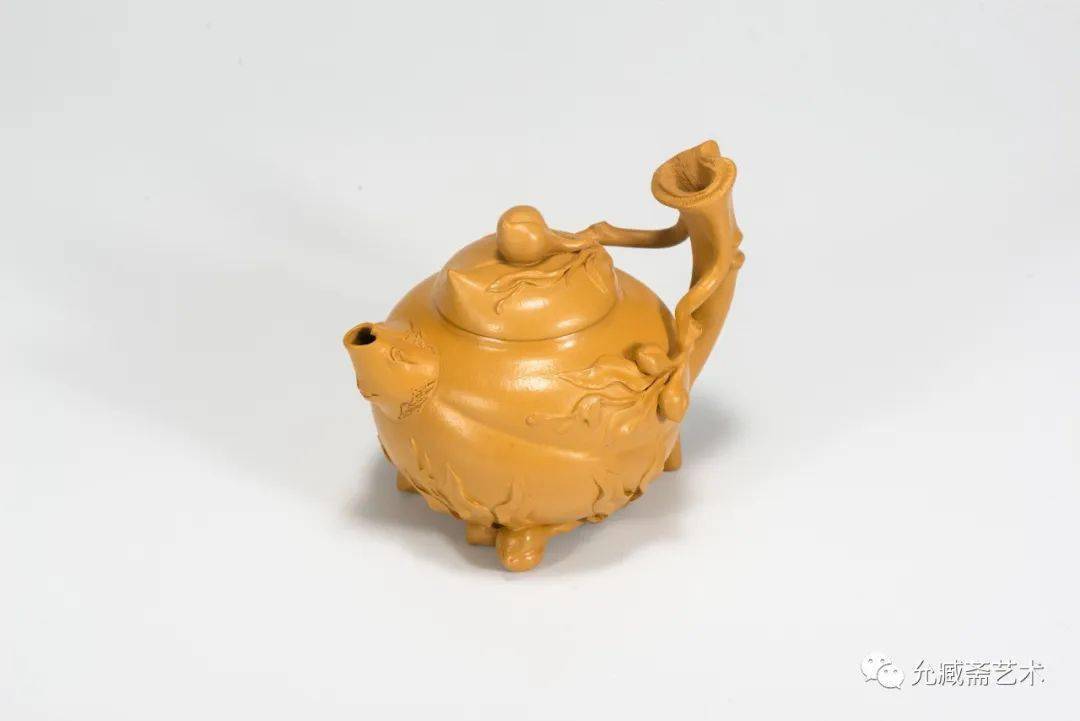 紫韵天成 · 2023春拍 | 陈友林· 南瓜&圣思桃_紫砂_拍卖会_陶瓷