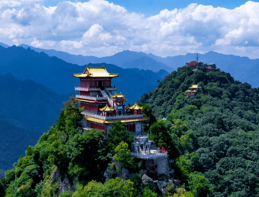 夏日畅游南五台_终南山_山林_避暑