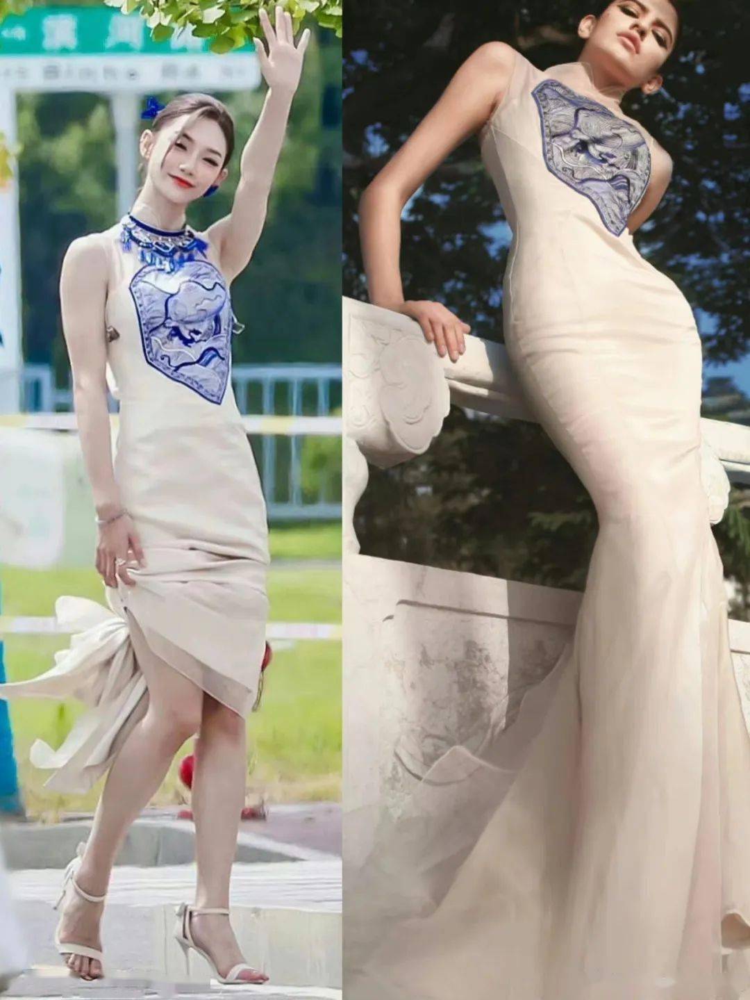 (中国第一位高定服装设计师郭培和高定新秀兰玉) 中国第一位高定词Ζ