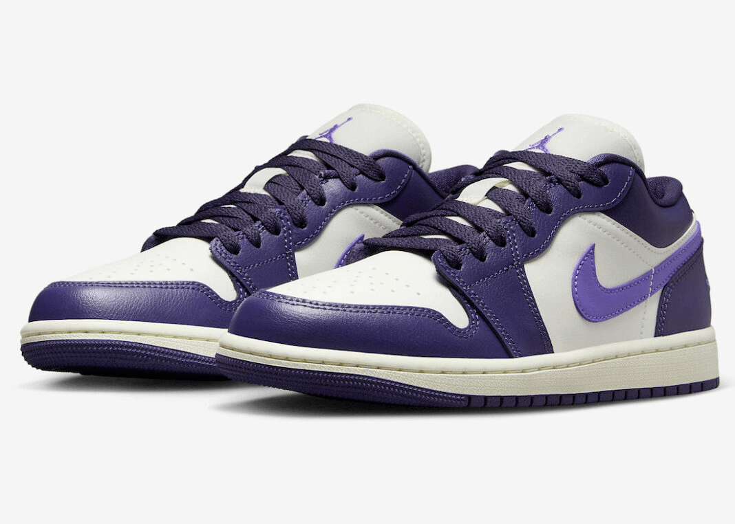 发售| air jordan 1 low "sky j purple"_限量_尺码_鞋舌