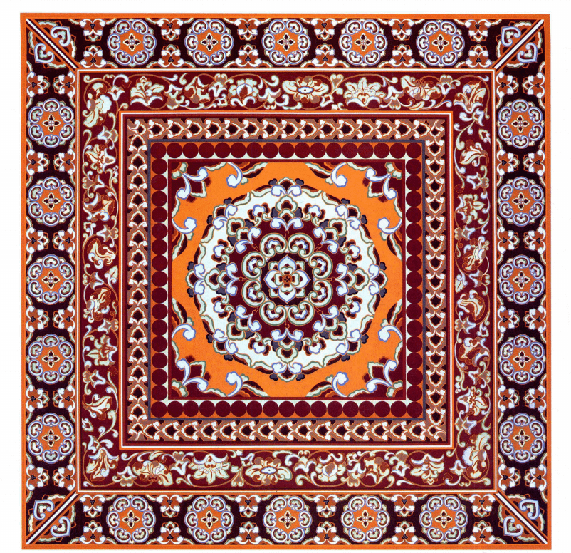 敦煌壁画古建筑中的藻井(下)_莫高窟_西夏_图文