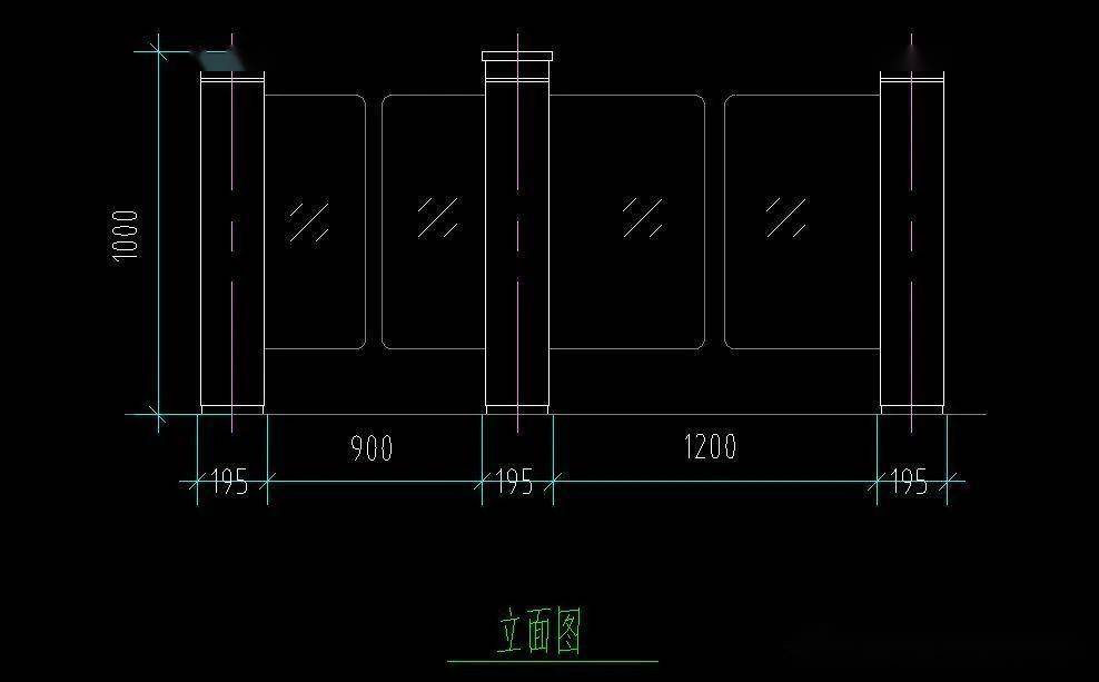 人行通道闸机系统图及安装大样图,cad格式