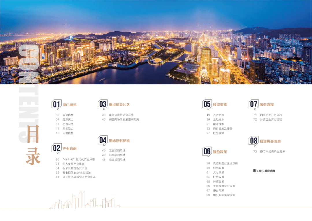 最新版《厦门招商手册》来了!下载收藏→_投资_产业_政策