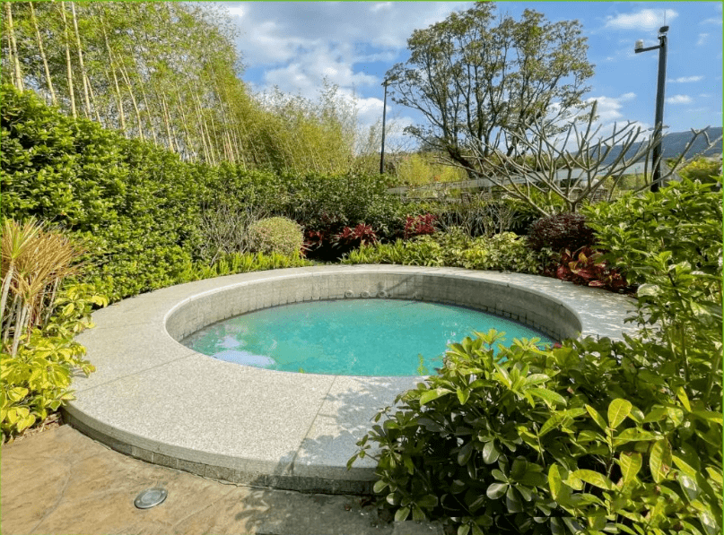 广州卓思道悦舍豪华两房别院,宜居4人泡露天汤泉,送烧烤套餐,大草坪等