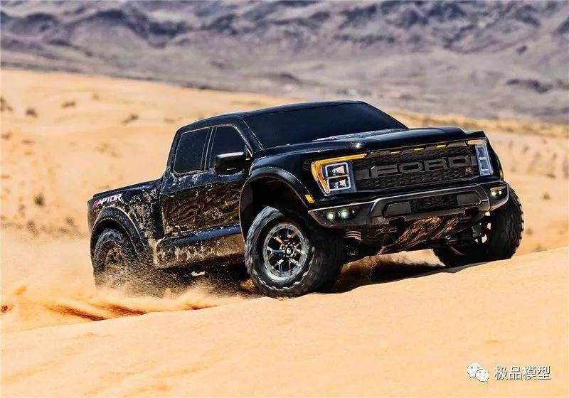 新车预售 traxxas 1/10 raptor r福特猛禽f150皮卡四驱无刷短卡