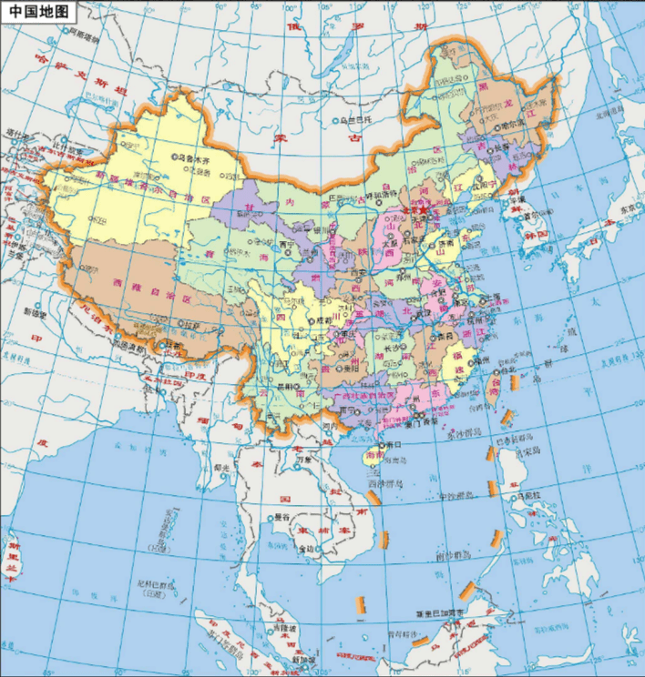 清楚的世界地图图片