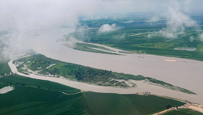 图片来源:视觉中国中国东北地区强降雨致多条河流爆发洪水