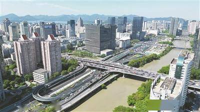 全市最长快速路钱塘快速路8月8日全线通车_环城北路_中河_地下隧道