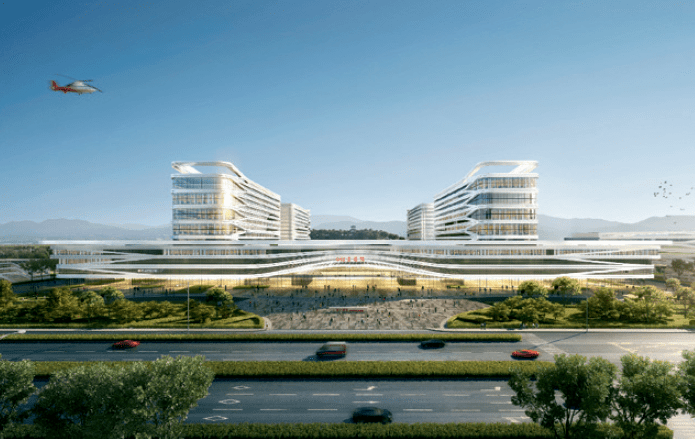 你细品！大型医院公共空间设计抓这几个重点~_造型_建筑_大厅