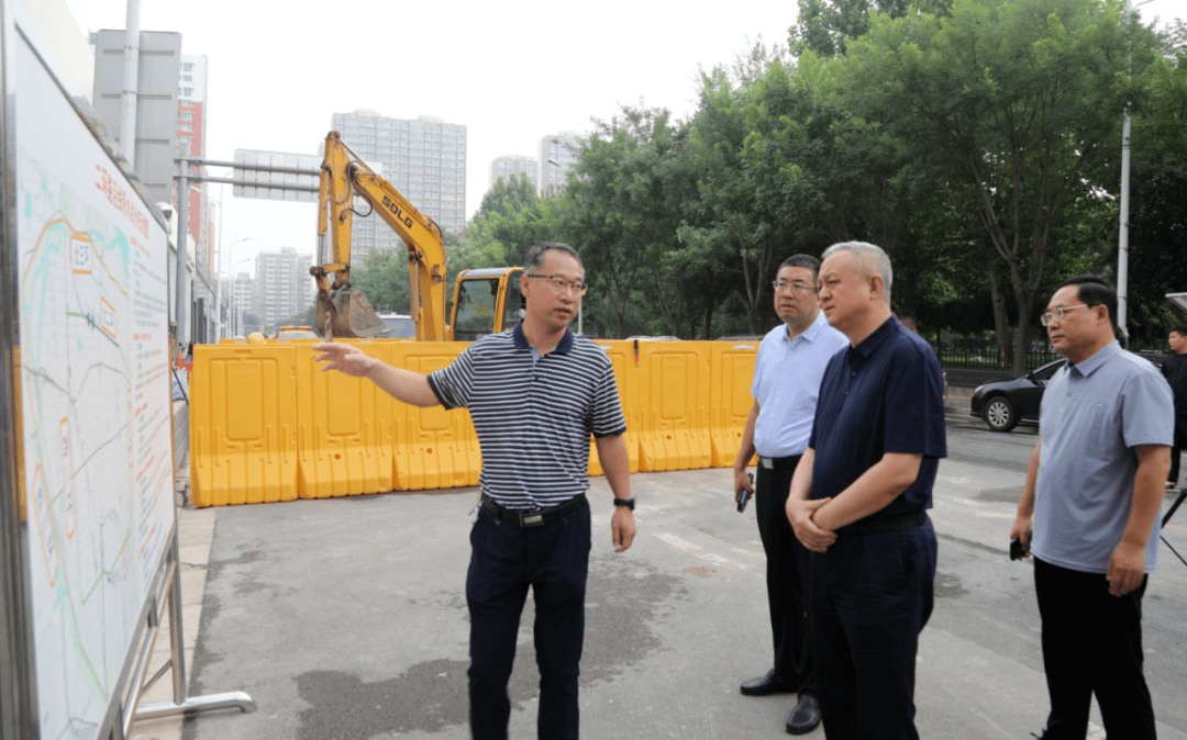郑巍副市长调研我市城区积水点改造工程_排水_施工_二环路