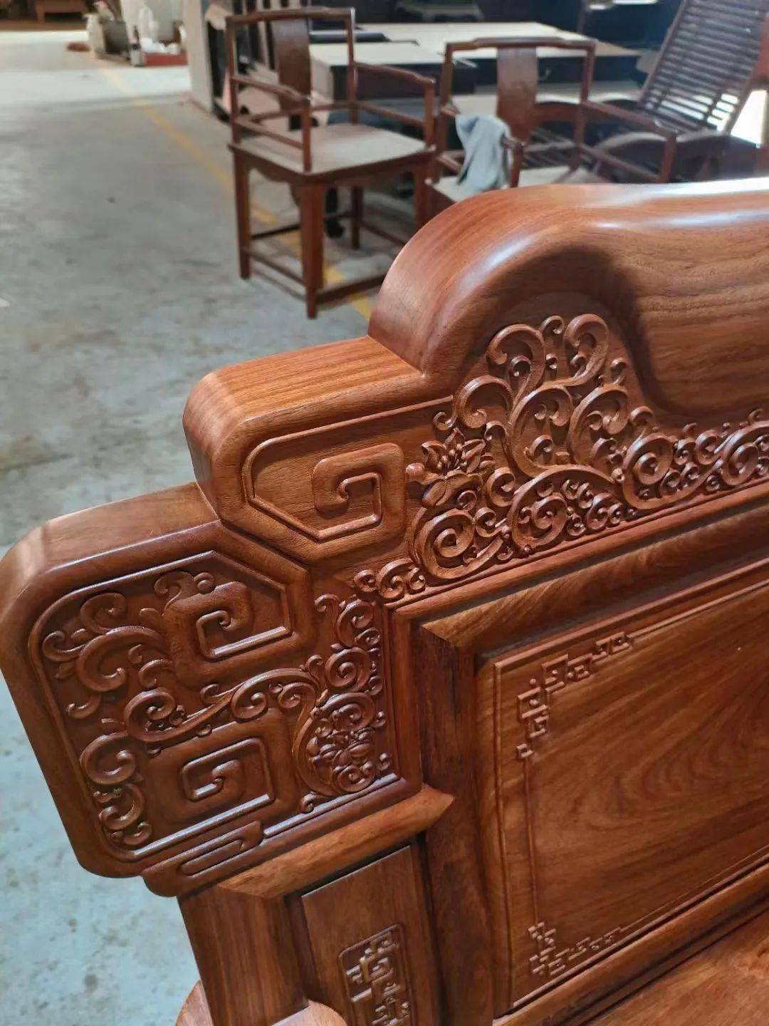 缅甸花梨【鸿福沙发】,回笼资金,特价急售_红木_木友_做工