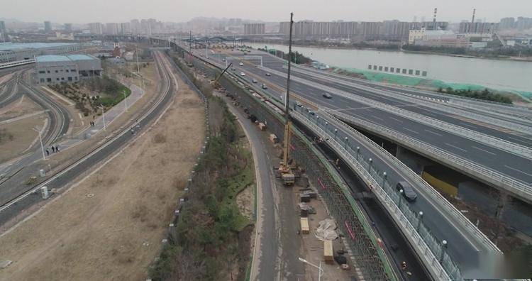 李村河互通立交g匝道拓宽改造工程成功通车_建设_青岛_施工