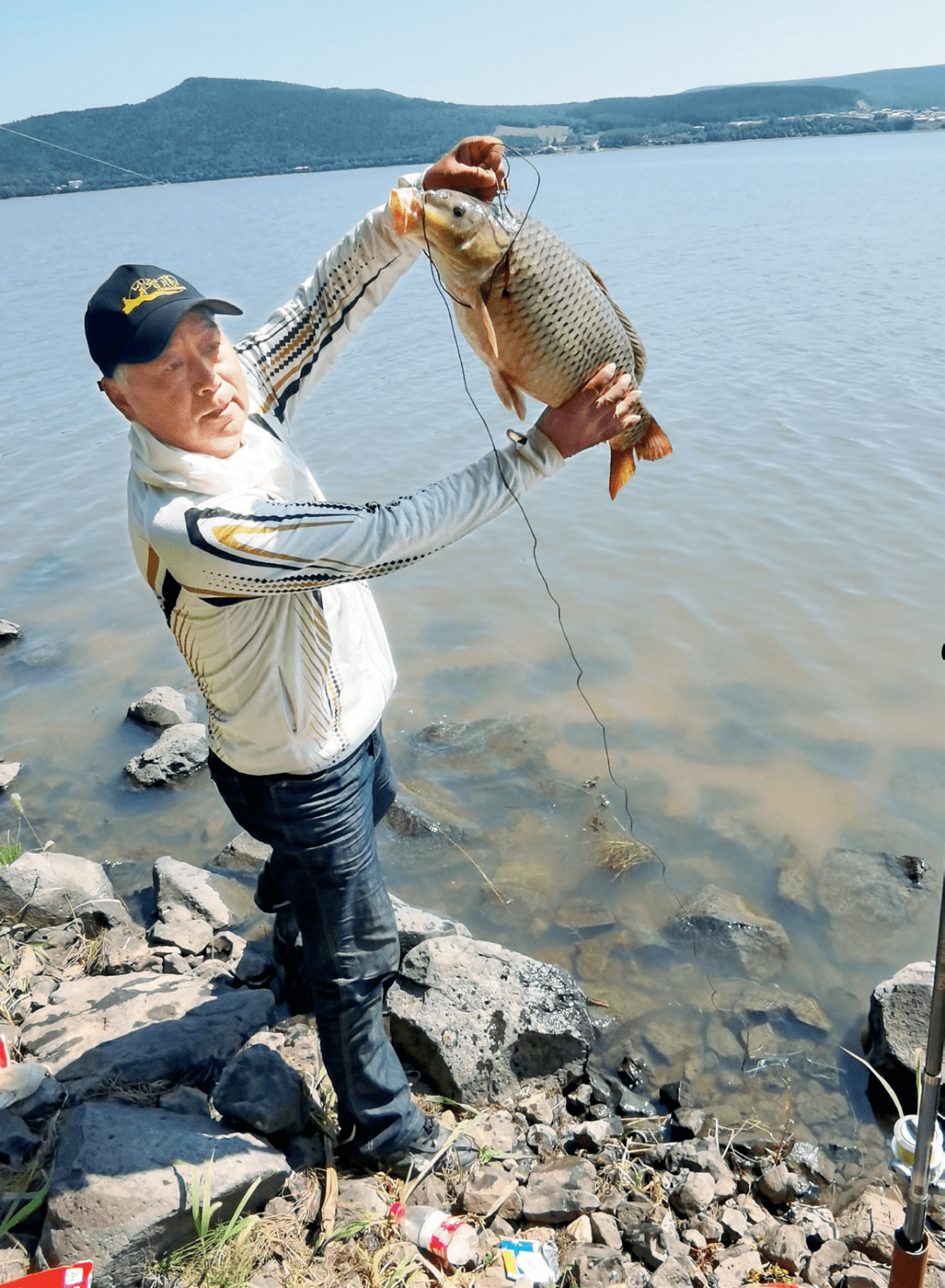 跟着我们去野钓——民间野钓鲤鱼密技系列(第三篇:下钝钩)_豆饼_钢丝
