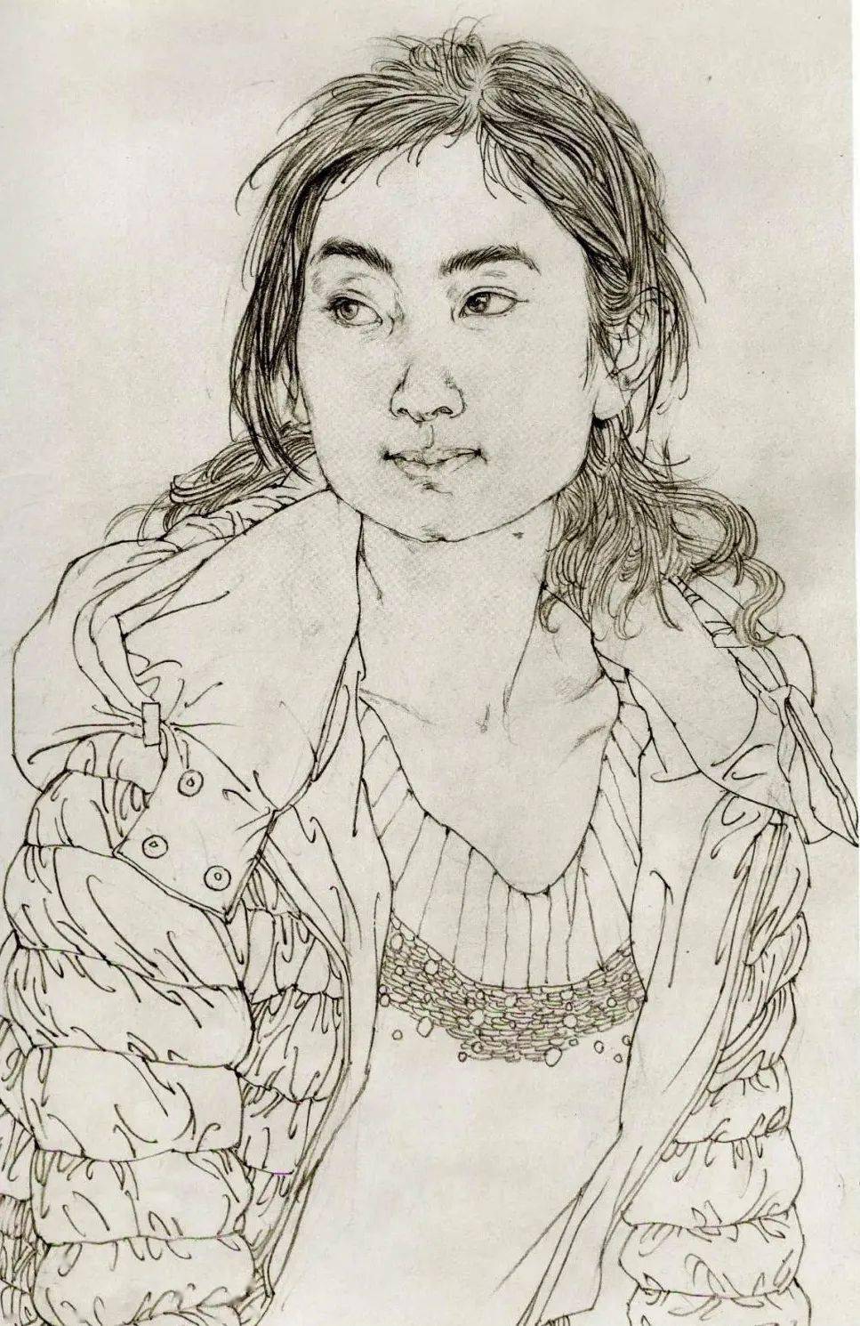 谭老师你推介徐默线描人物画