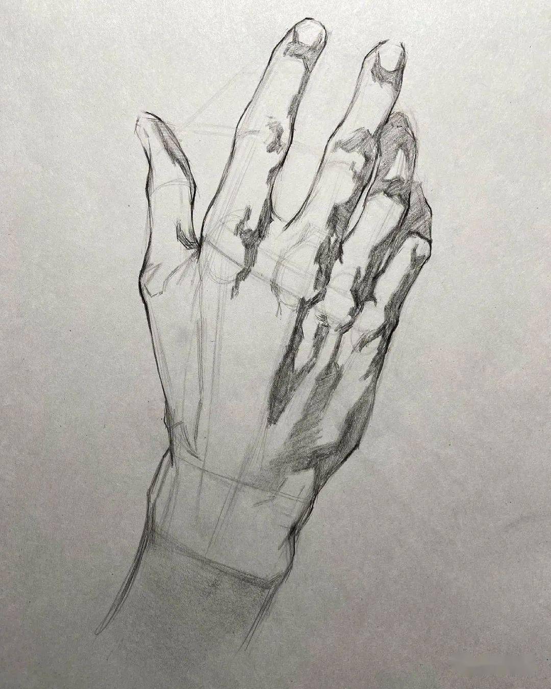 美国画家马特·史密斯手眼耳朵等素描