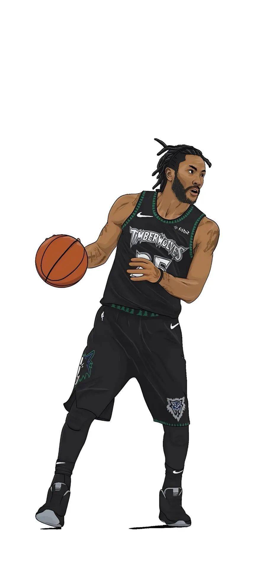 【篮球纬度】|简约动漫风nba球星壁纸_搜索_页面_公众