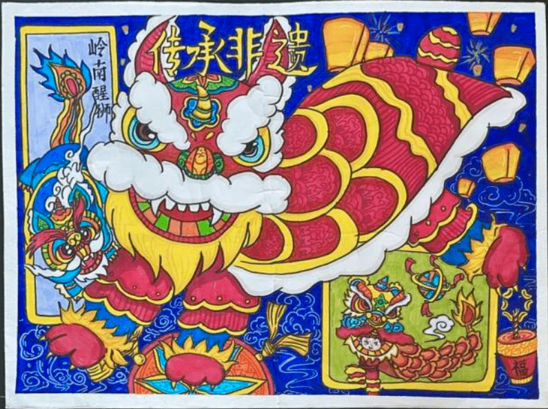 名单公布!珠海第二届"童心绘非遗"青少年绘画征集活动收官