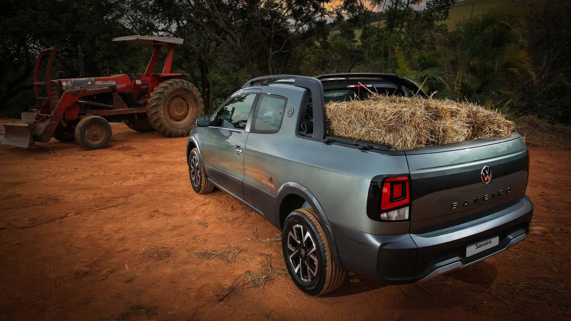 大众 saveiro 小型卡车首次亮相,1.6 升 na 发动机,全新 range topper