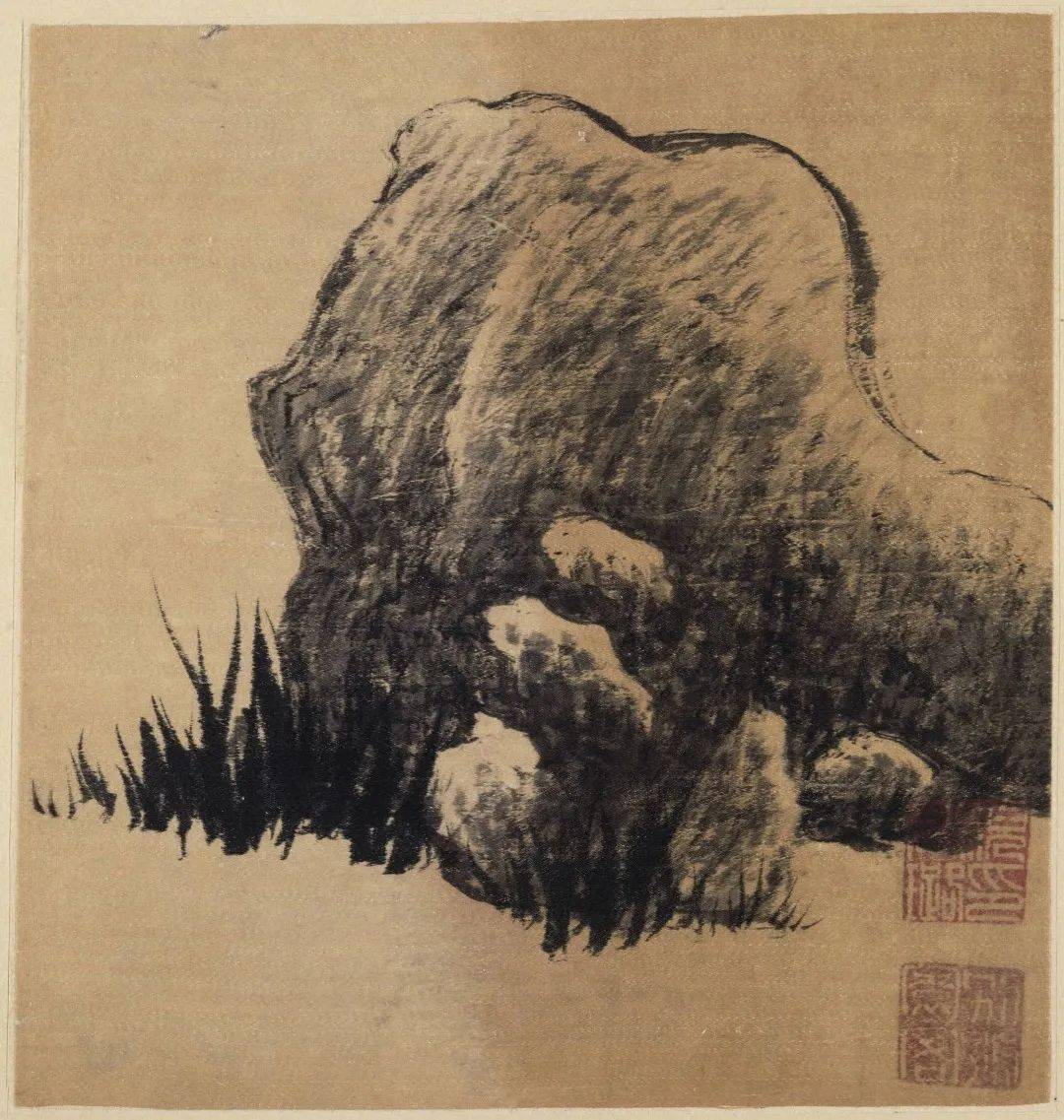 明代的画家普遍喜好小山小景后来喜欢玩石头固然受到地理位置的限制