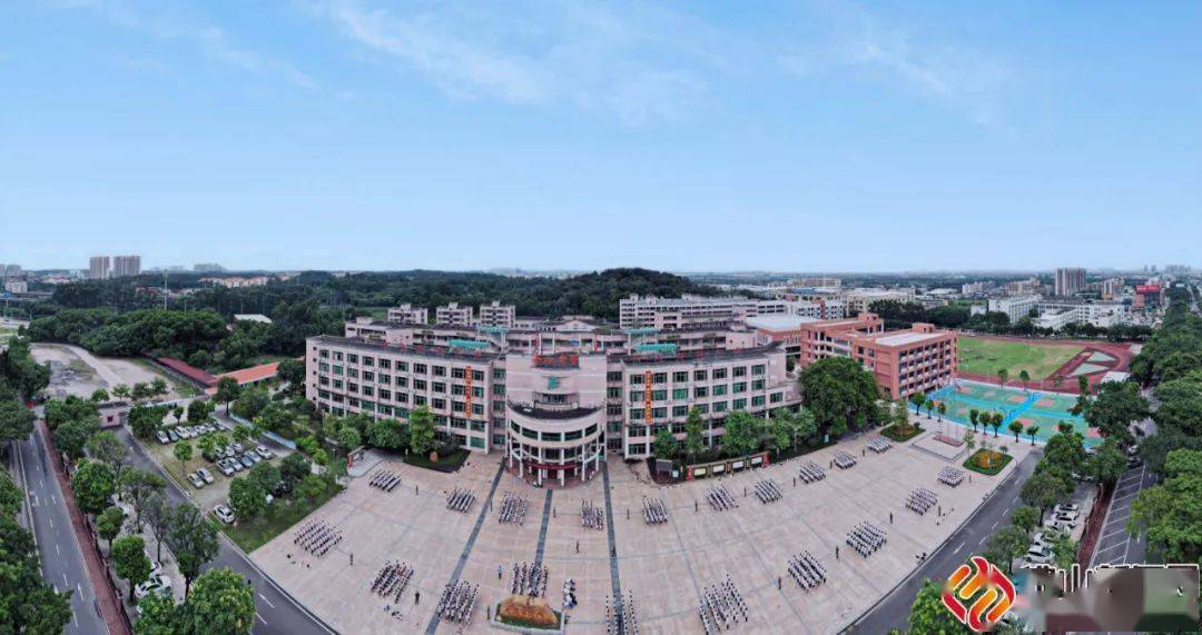 丹灶中学新建综合楼,体育馆,9月投入使用!_教育_南海_校园