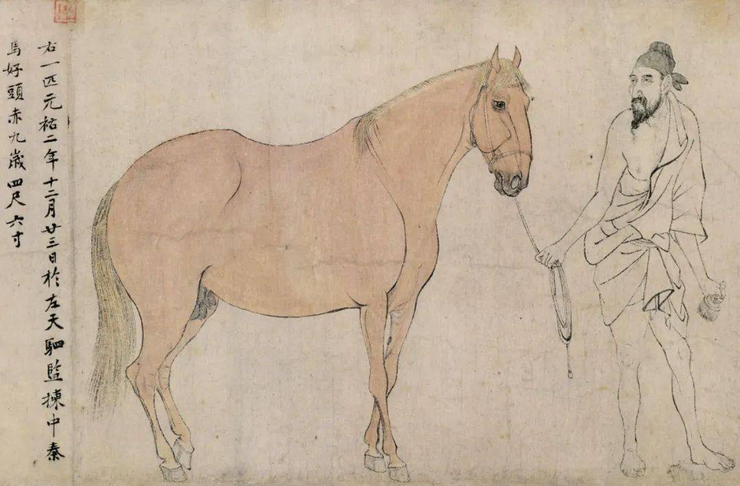 白描人物故事册页_北宋_李公麟-古代绘画-百图汇素材网