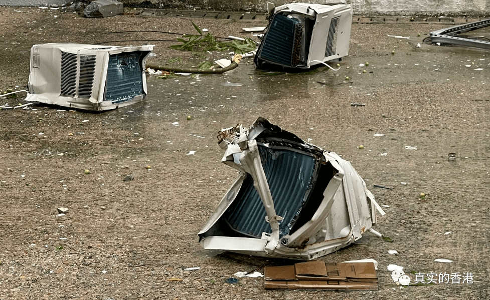 一场台风下的香港,有表扬,有投诉!