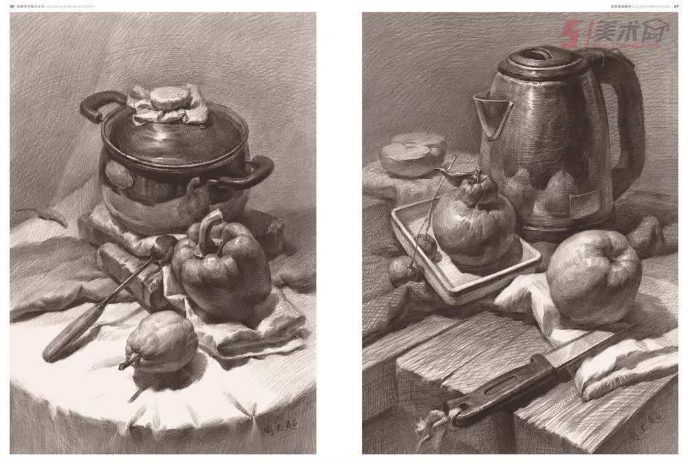 周文超:素描干货王!独特教学手法吸引200万粉丝!_教育_绘画_静物