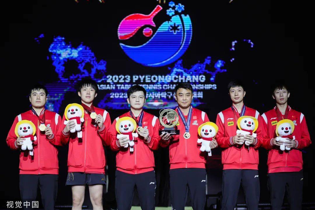 中国乒乓球队包揽亚锦赛三个项目冠亚军!_决赛_对阵_混双