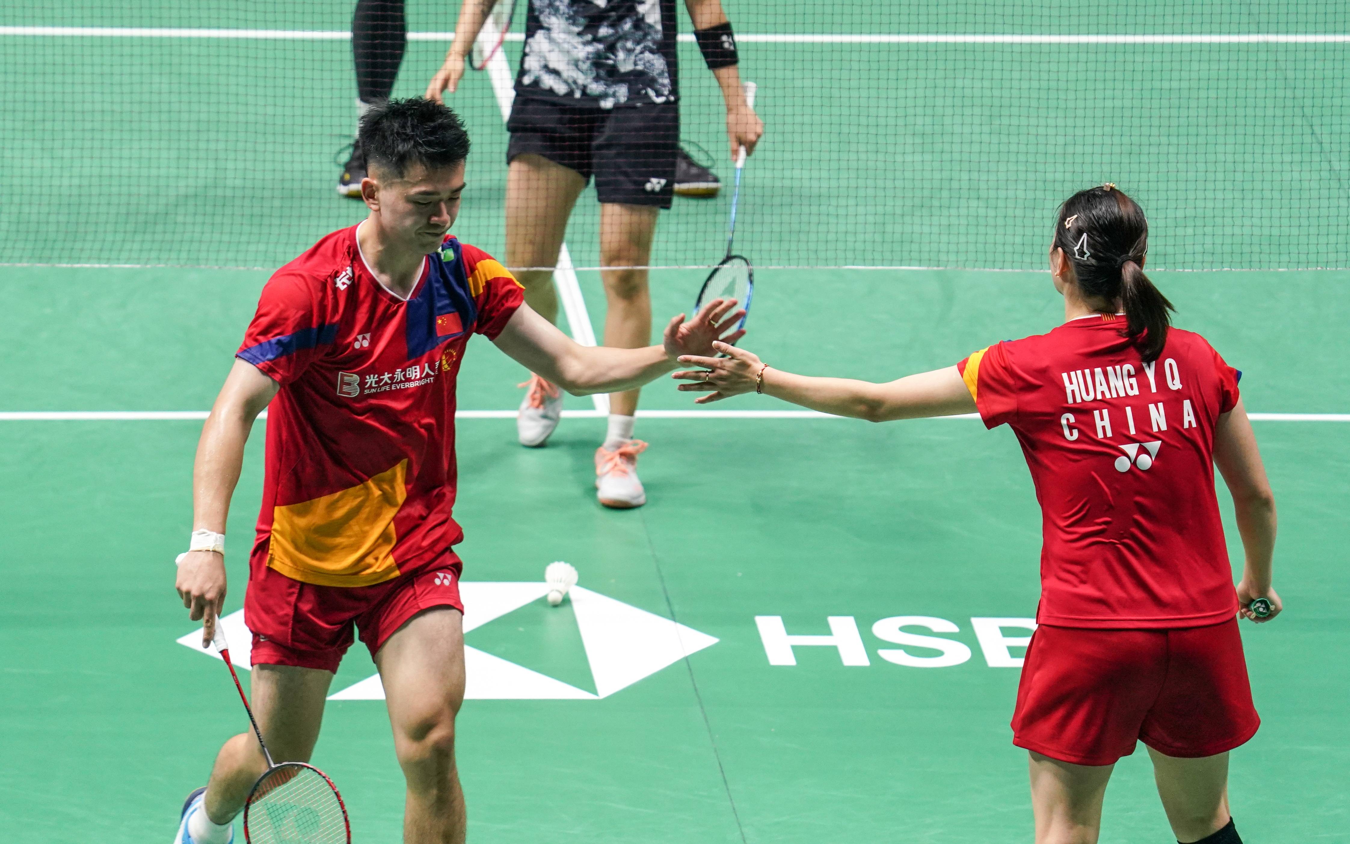 郑思维/黄雅琼无缘混双4强.