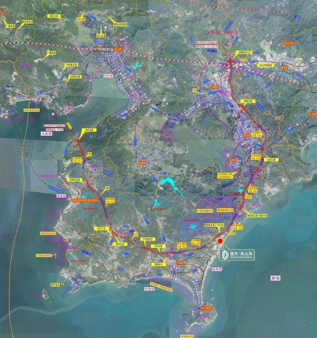 惠州稔平环岛高速公路先行段,动工!_项目_平海段_建设