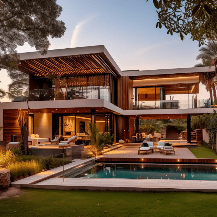 【免费下载】ai生成的极简别墅外观设计方案文本汇报