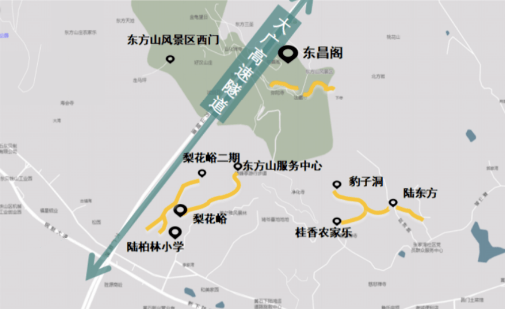 黄石山公园地图图片