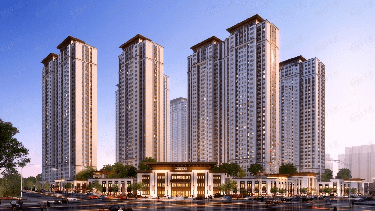 郴州北湖中铁岭南府_项目_园林_大道