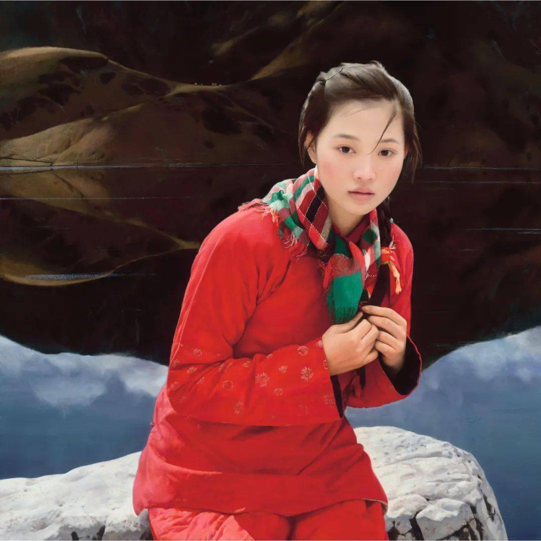 绝色美女,美极了~_cmx_王沂东_油画