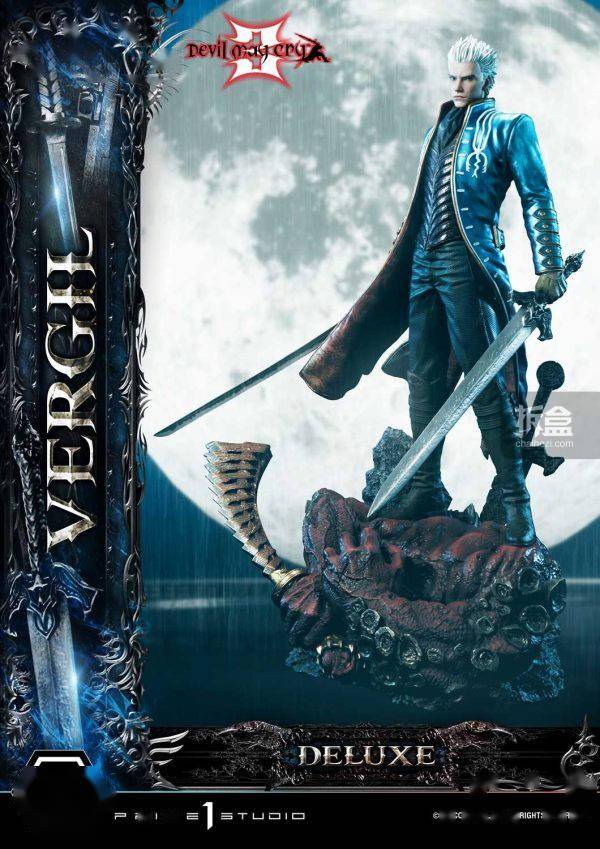 prime 1 studio 鬼泣3 维吉尔vergil 1/4游戏艺术雕像_配件_但丁_力量