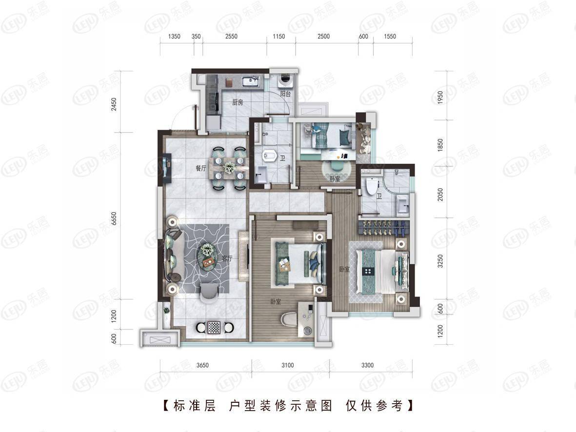 大同碧桂园凤栖台户型图片