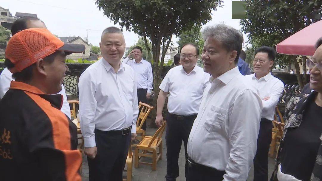 总工程师谈华初,黄冈市委常委,副市长荣先国,麻城市委书记汪国兵,市委