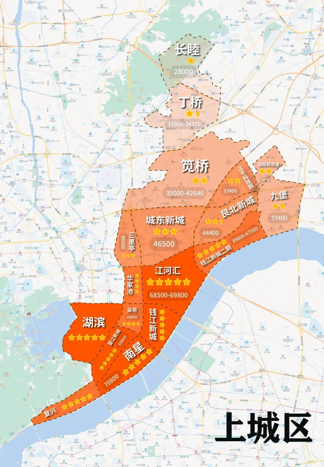 购房必备:最新的《杭州板块限价地图&热力图》_微信_价格_新房