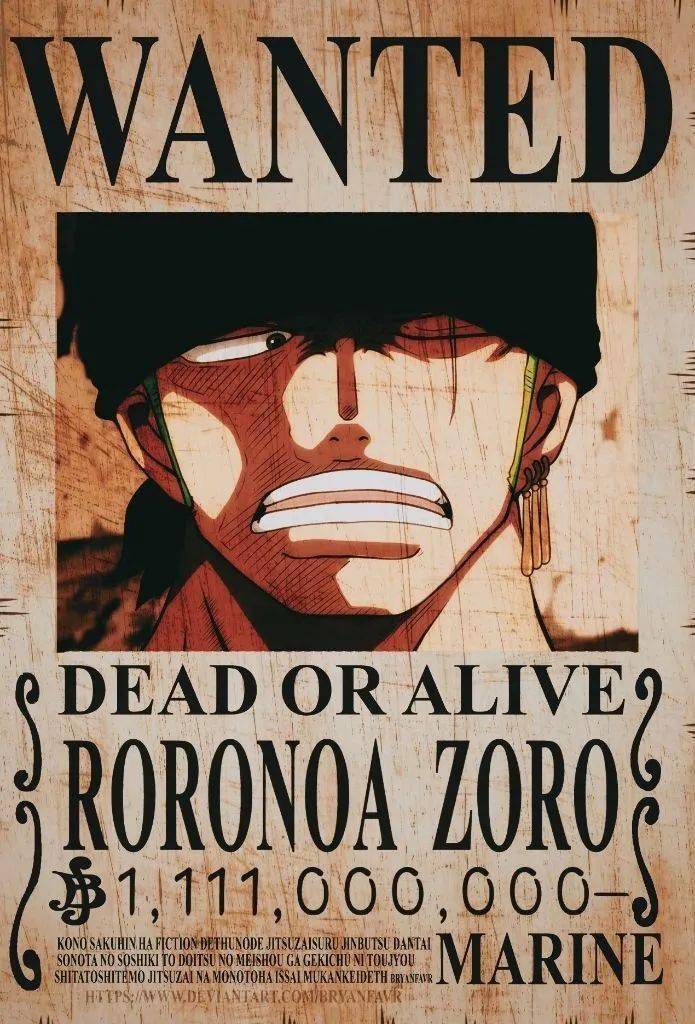 海贼王壁纸|全新草帽通缉令