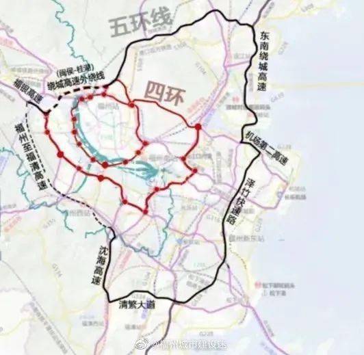 【城建】官方透露福州四环最新进展_城区_规划_中心