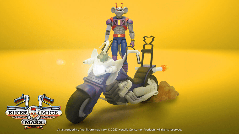 火星鼠骑士,当然要配摩托车啦!