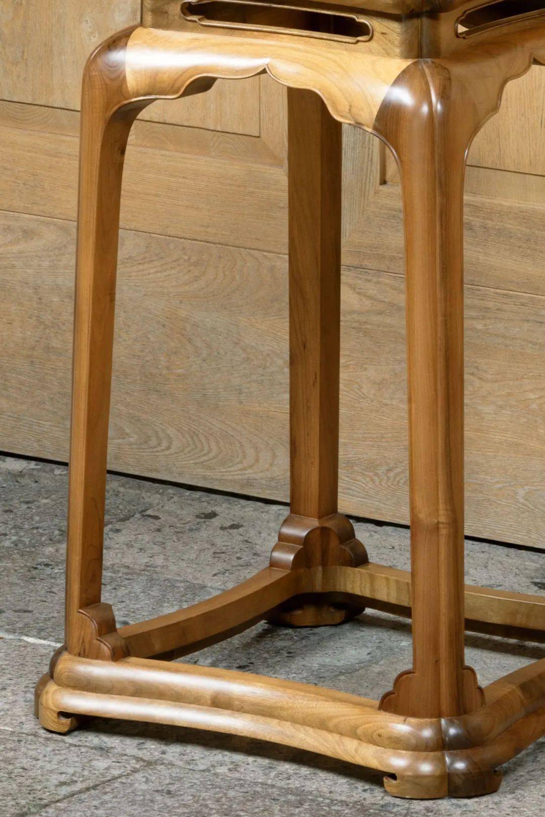 银锭式四足香几丨灵台空明,宫廷风范_家具_剔红_时期