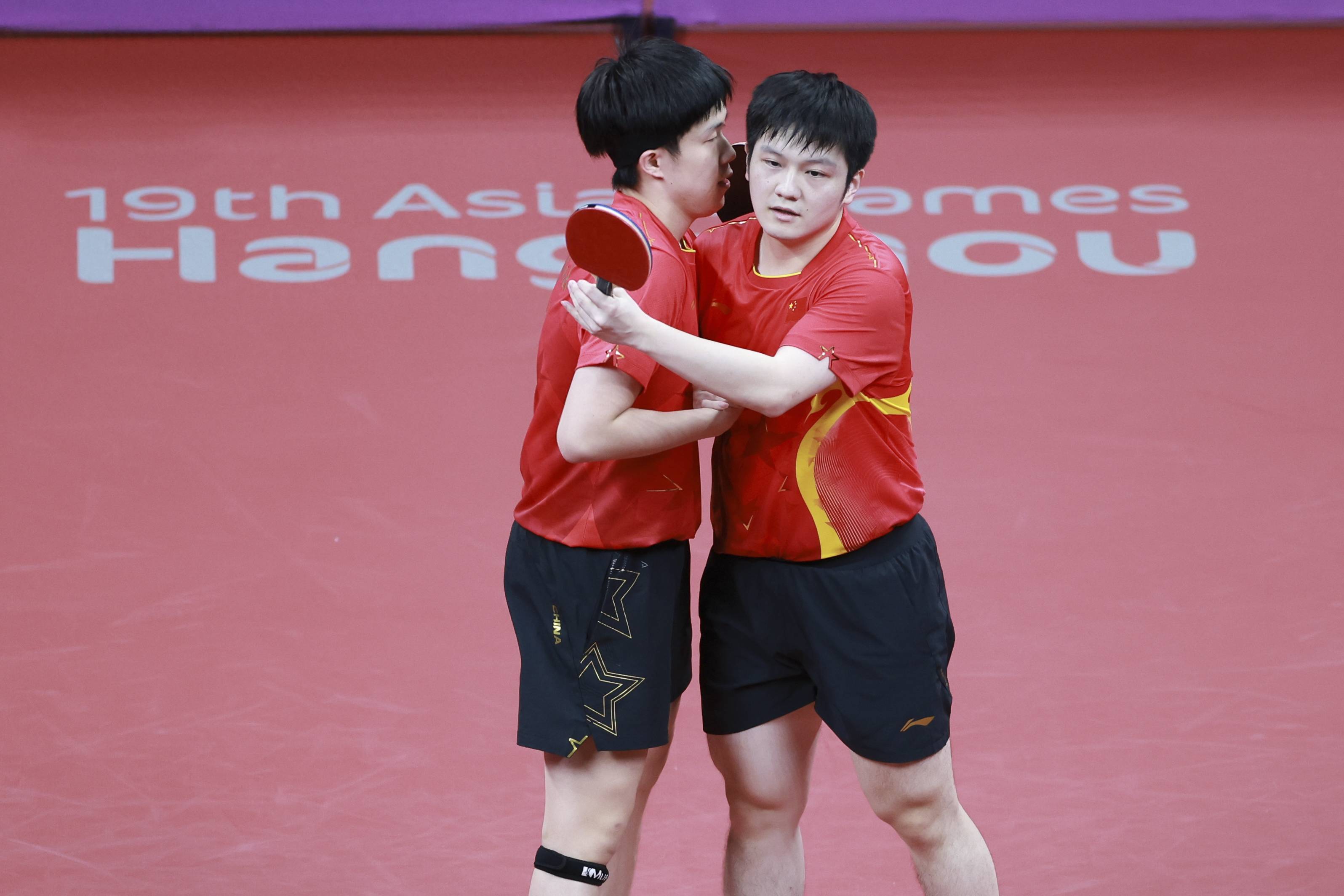 (杭州亚运会)乒乓球——樊振东/王楚钦夺得男子双打金牌
