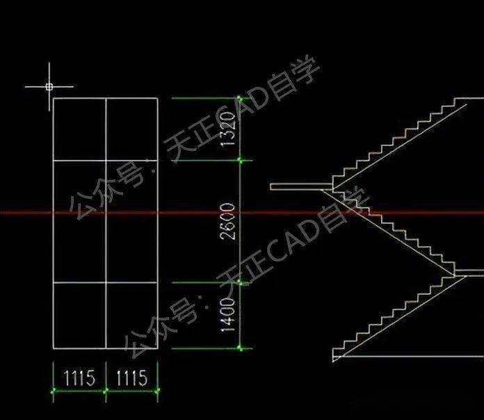 天正建筑cad怎么画多跑楼梯?