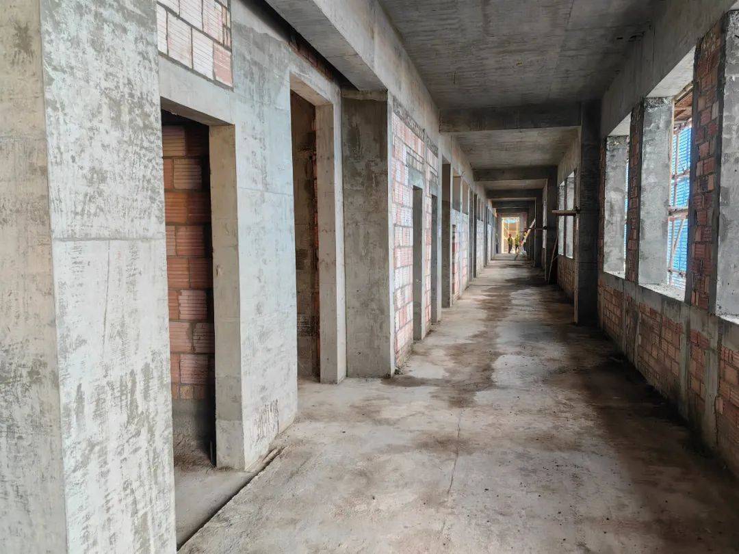 灵武市第七中学项目主体工程建设完工