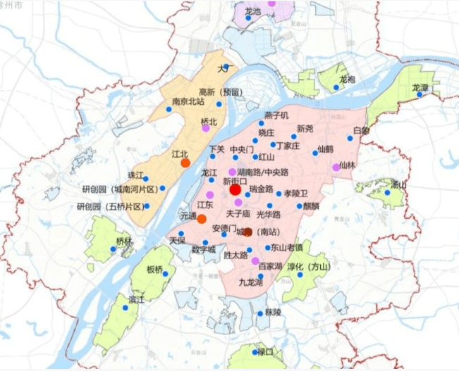 2021南京商圈分布图图片