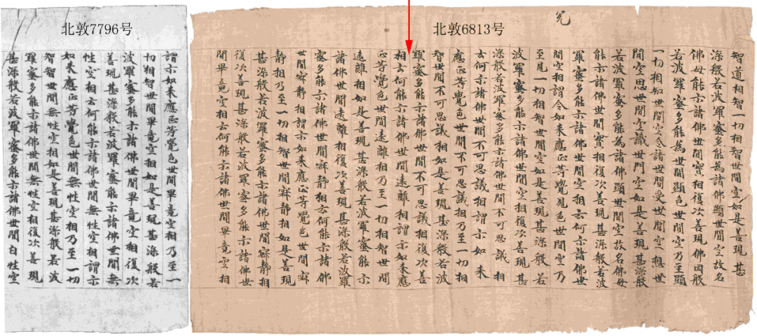 徐 浩 | 从兑废稿的缀合看敦煌写经的修复——以含有兑废稿的敦煌《大般若经》写本为例_国图_经文_长卷